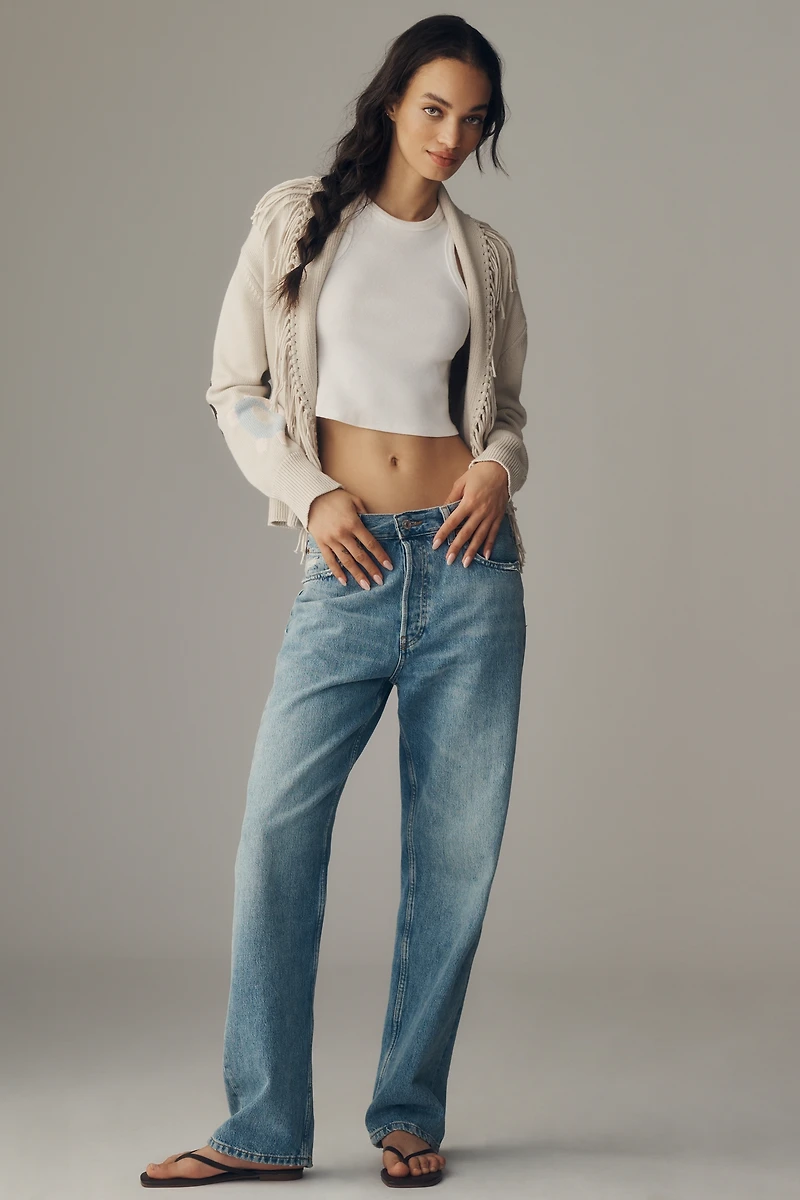 Kerri Rosenthal Fringe 100% Cotton Sweater