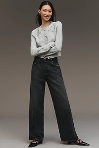 NVLT Embellished Crew-Neck Cardigan Sweater