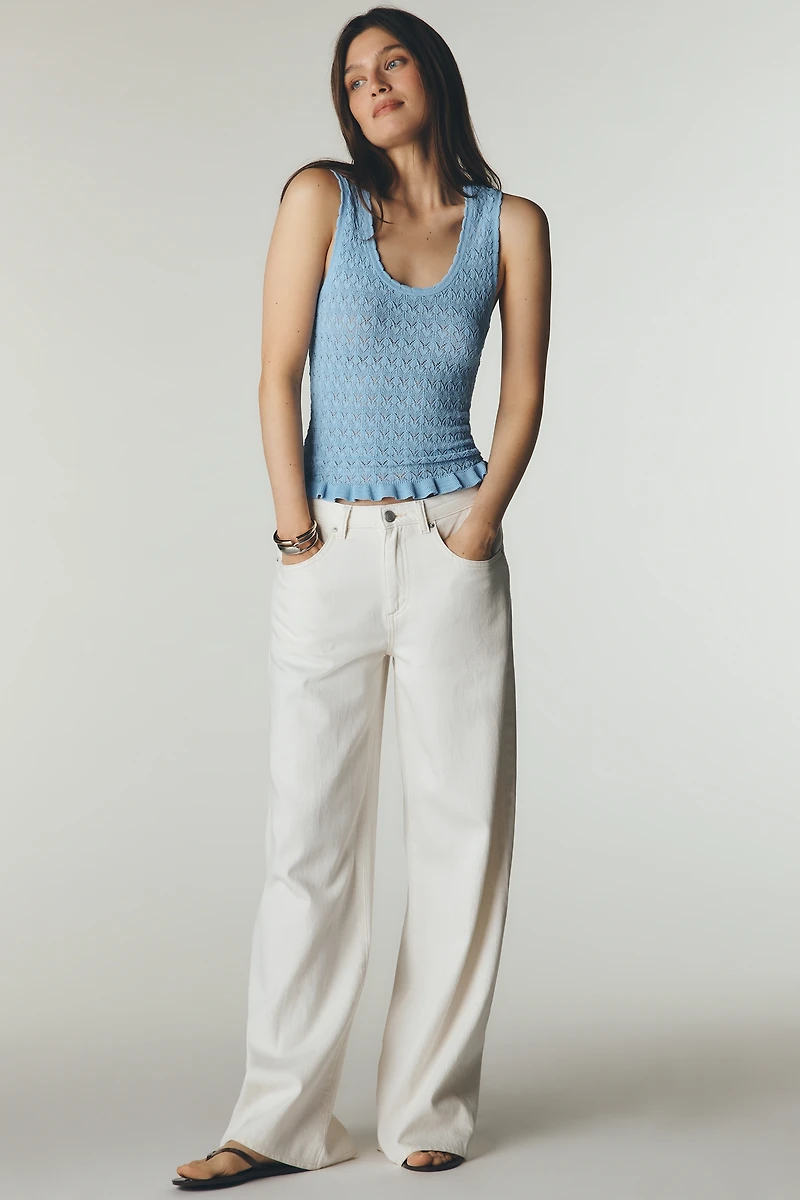By Anthropologie Pointelle Tank