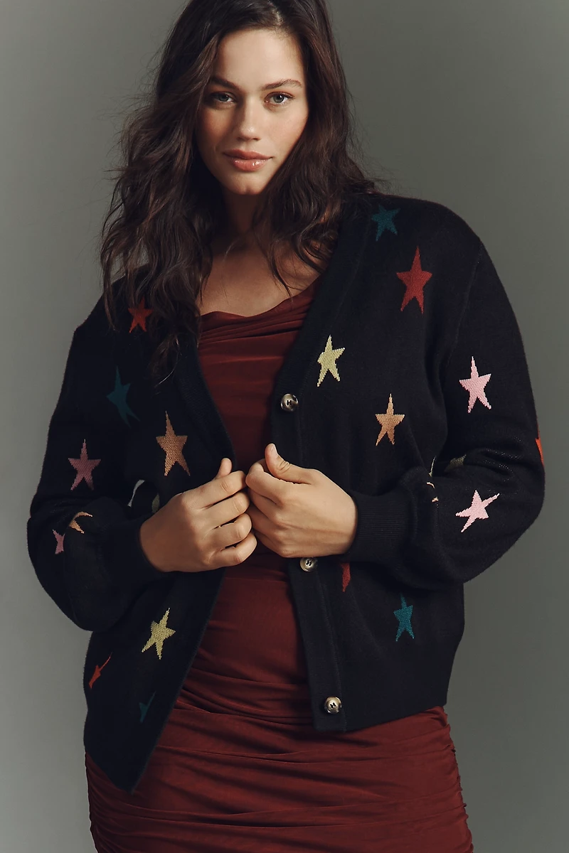 Never Fully Dressed Plus Star Cardigan Sweater