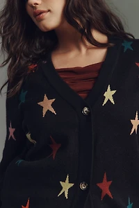 Never Fully Dressed Plus Star Cardigan Sweater