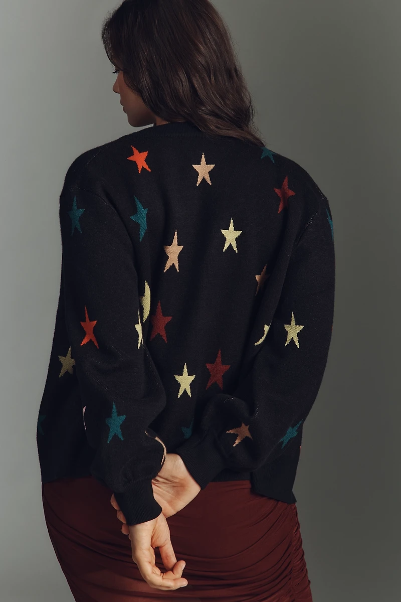 Never Fully Dressed Plus Star Cardigan Sweater