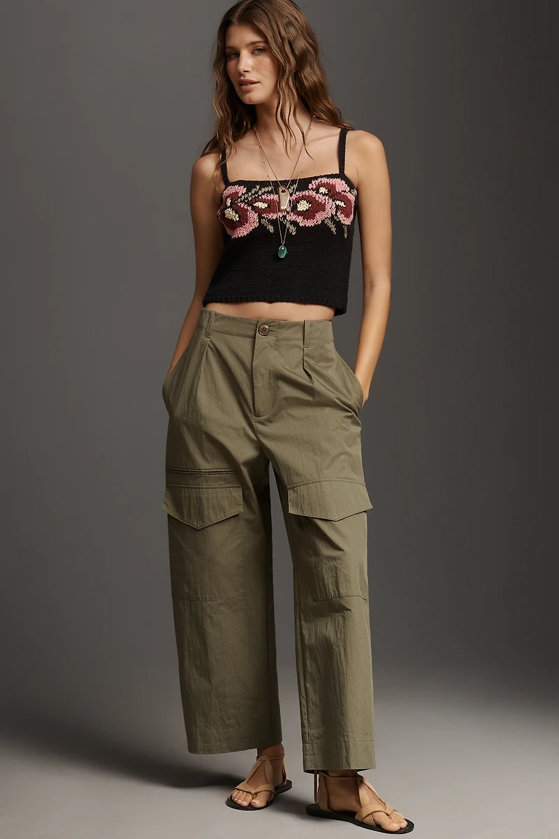 Mandinga 100% Cotton Petunia Floral Knit Tank