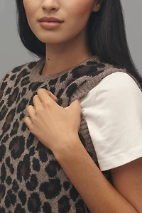 Pilcro Patterned Sweater Vest