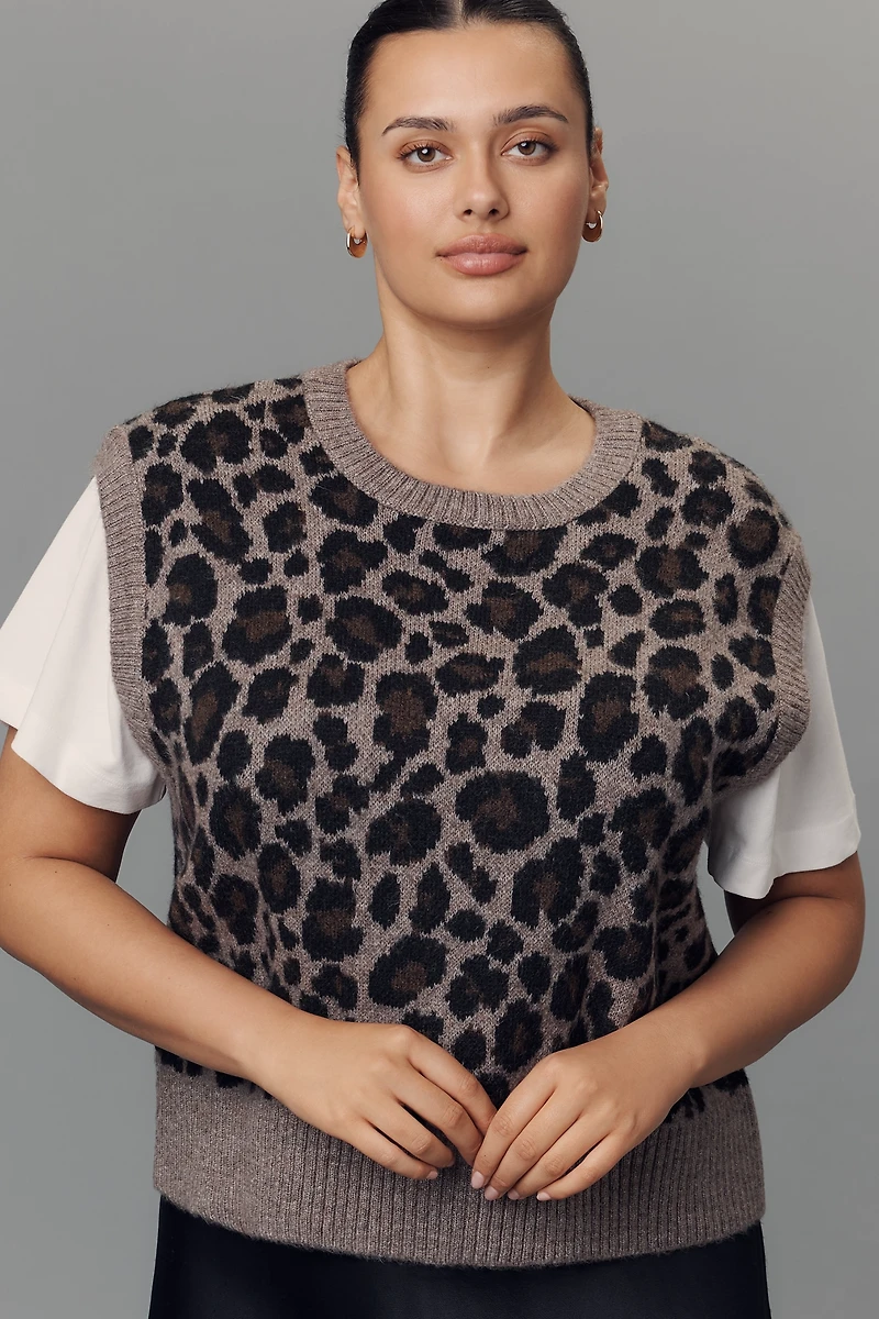 Pilcro Patterned Sweater Vest