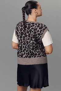 Pilcro Patterned Sweater Vest