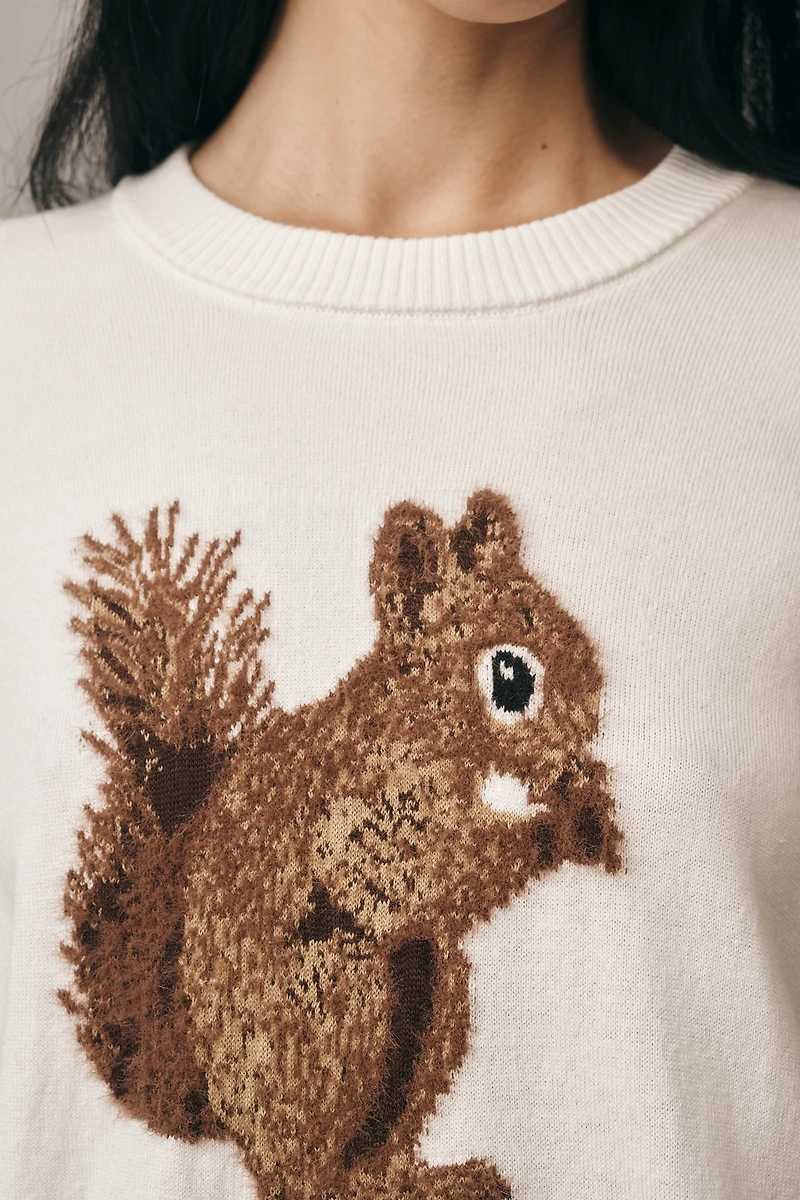 Maeve Textured Icon Sweater