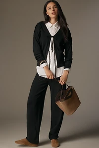 By Anthropologie Tie-Front Cardigan Sweater