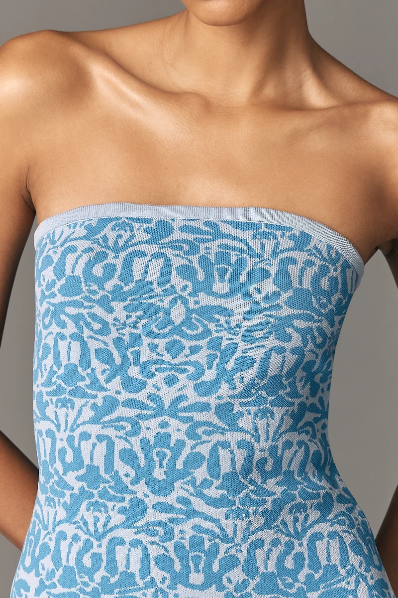 Maeve Jacquard Knit Tube Top