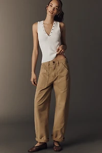 Ribbed Hardware Sweater Tank Top by Maeve