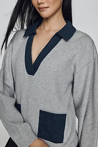 Maeve Collared Pullover Sweater