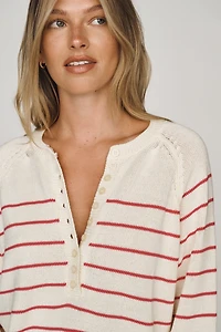 Pilcro 100% Cotton Henley Top