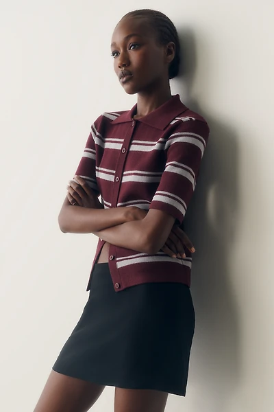 Maeve 100% Cotton Polo Sweater