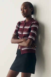 Maeve 100% Cotton Polo Sweater