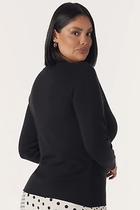 Eloquii Heart Cutout Sweater