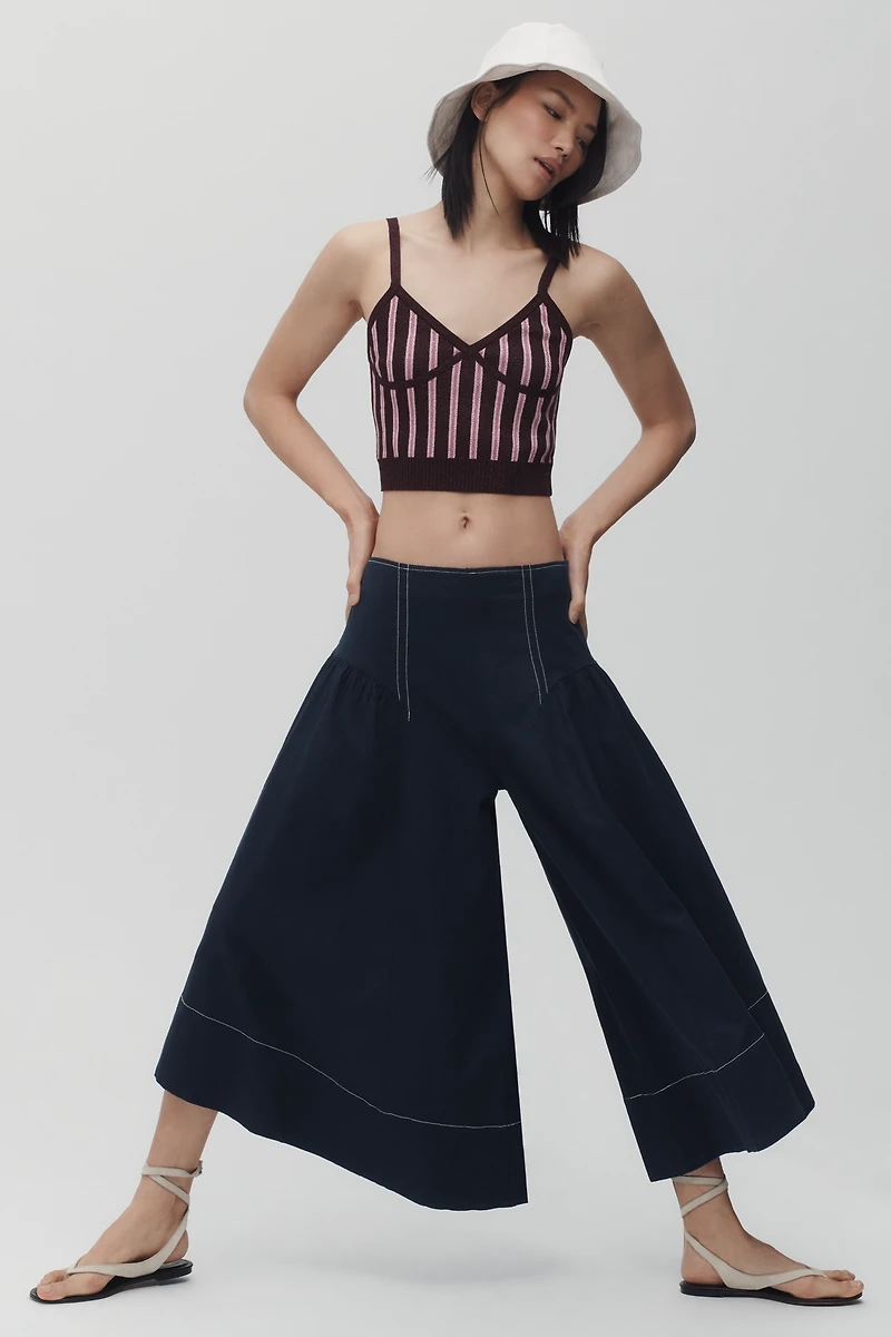 Baum und Pferdgarten Cypre Sleeveless V-Neck Crop Shine Tank