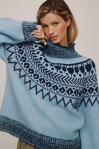Baum und Pferdgarten Ciana Fair Isle Wool Blend Sweater