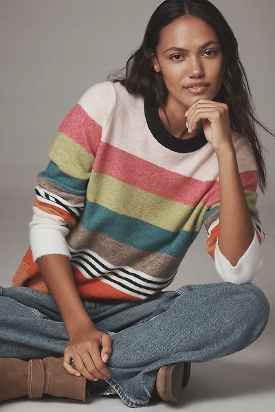 Michael Stars Irene Crew-Neck Stripe Sweater