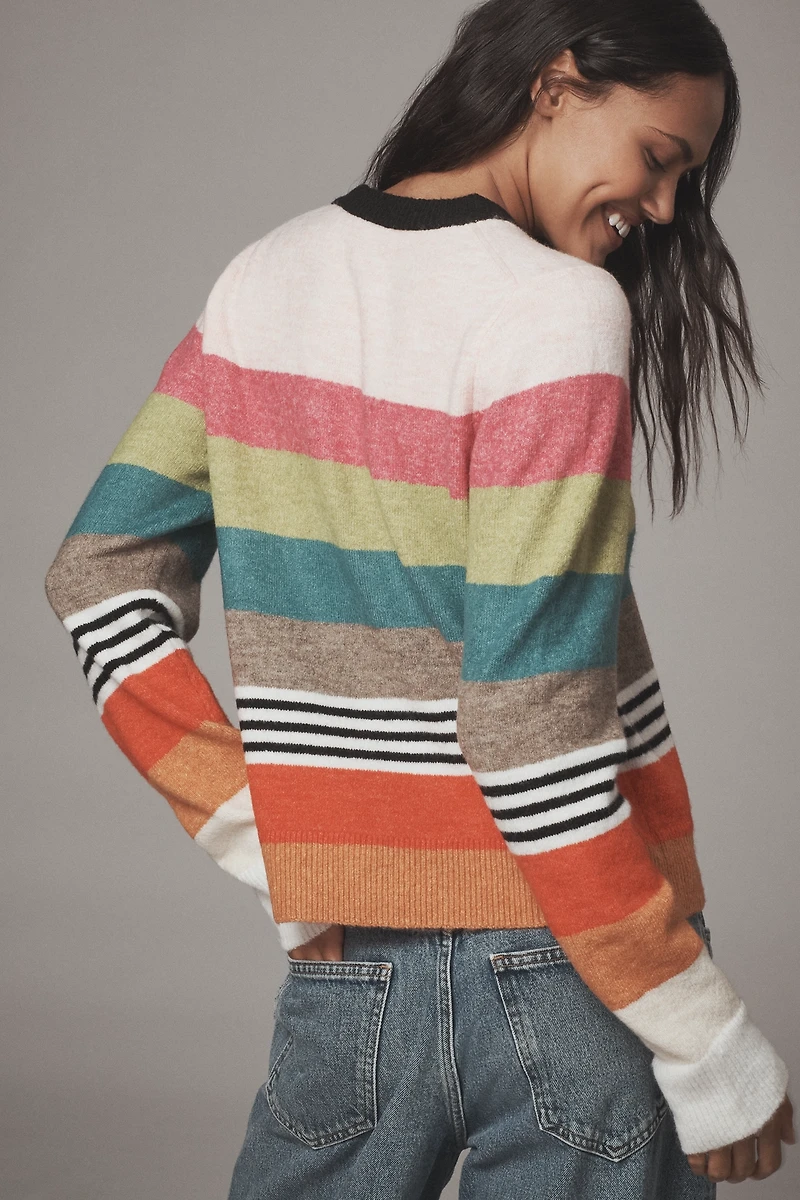 Michael Stars Irene Crew-Neck Stripe Sweater