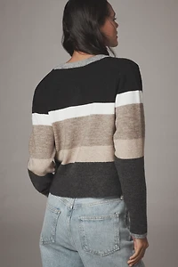 Michael Stars Fiona Stripe Cardigan Sweater