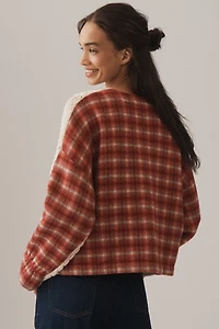 Essentiel Antwerp Cable-Knit Wool Blend Flannel Sweater