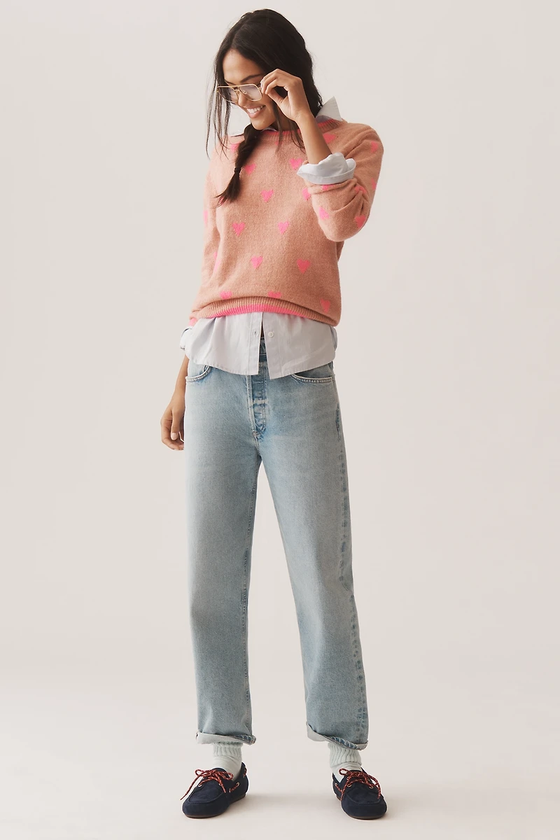 Essentiel Antwerp Isa Heart Motif Sweater