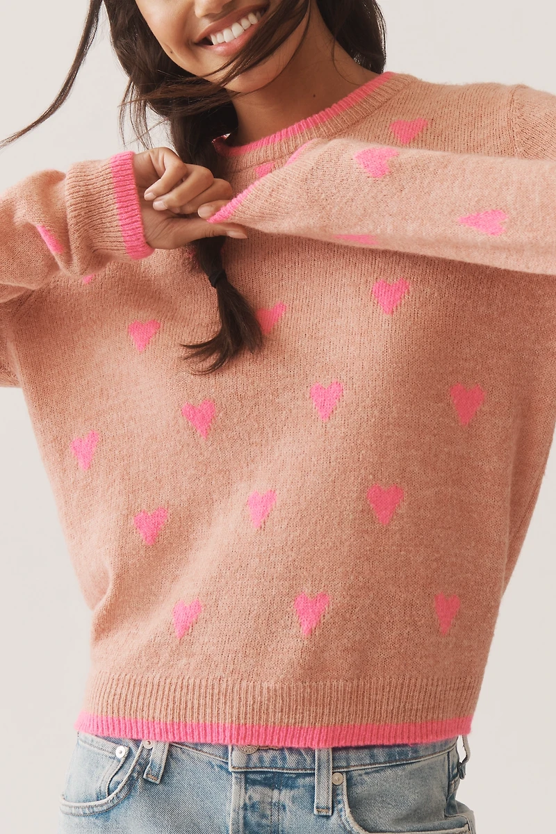 Essentiel Antwerp Isa Heart Motif Sweater