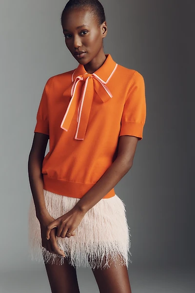 Essentiel Antwerp Jojoba Short-Sleeve Sweater