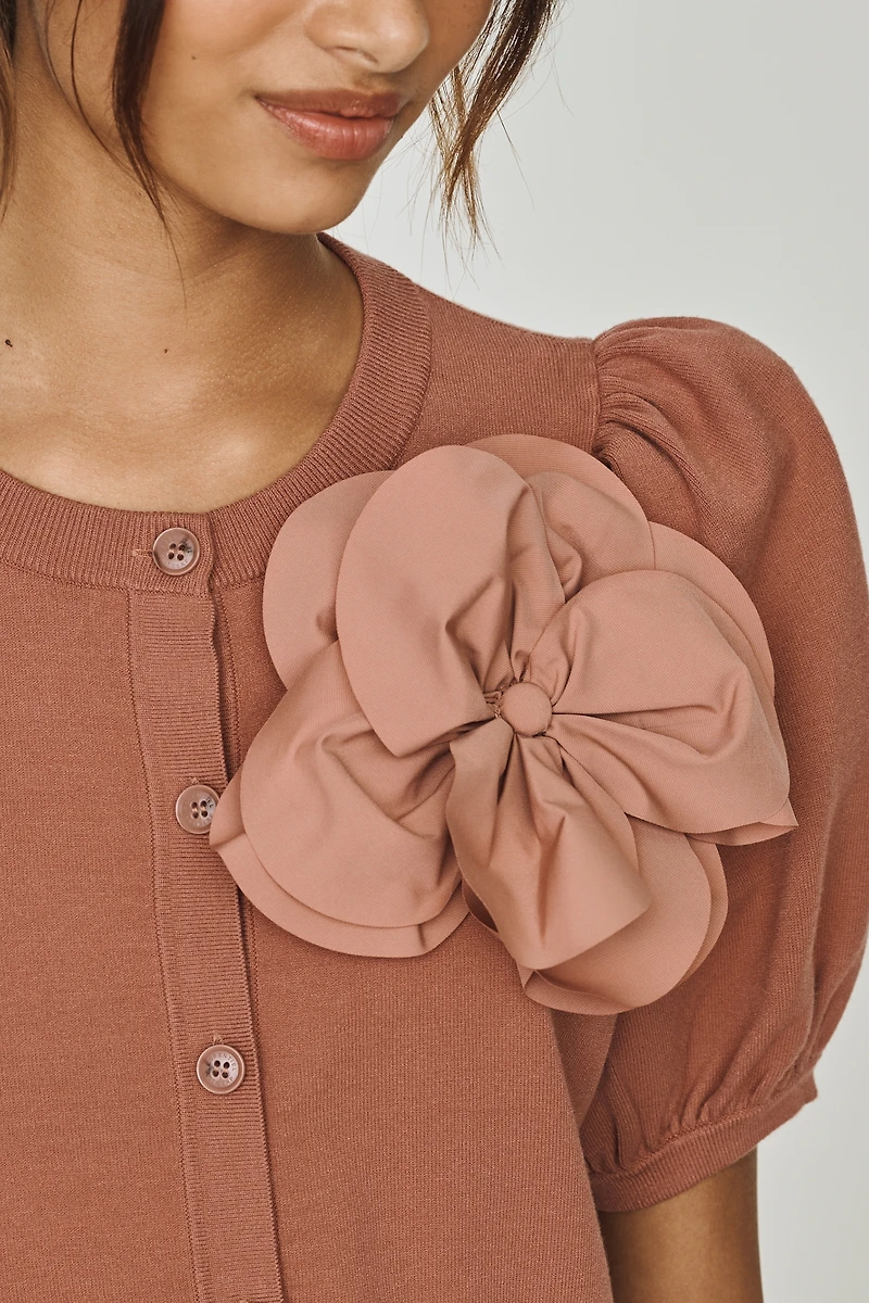 Essentiel Antwerp Jumpo Appliqué Cardigan