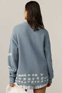 Scotch & Soda Jacquard Crew-Neck Sweater