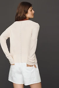 Scotch & Soda Pointelle Knit Cardigan