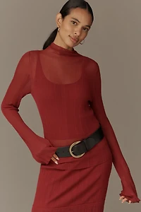 Derek Lam 10 Crosby Isolde Sheer Sweater