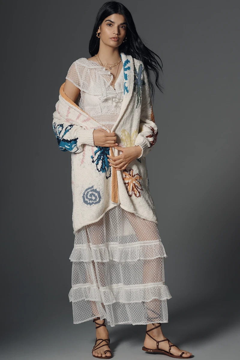 Lingua Franca Benetos Robe Cardigan Sweater