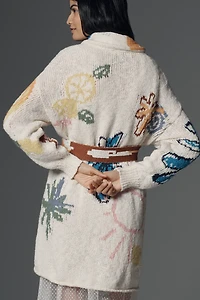 Lingua Franca Benetos Robe Cardigan Sweater