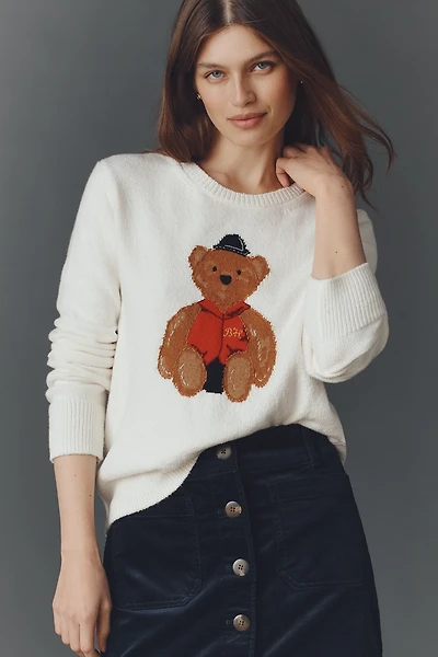 Lingua Franca Bowery Bear Icon Sweater