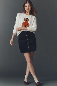 Lingua Franca Bowery Bear Icon Sweater