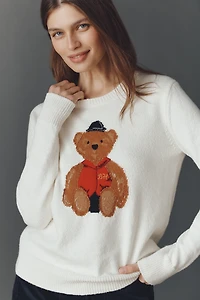 Lingua Franca Bowery Bear Icon Sweater