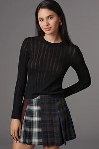 Love The Label Sarafina Pointelle Knit Sweater