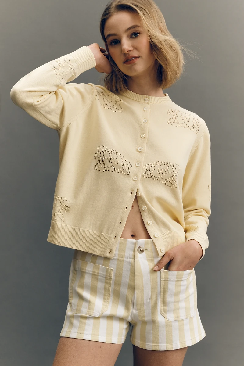 The Tiny Big Sister 100% Cotton Floral Cardigan