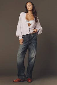 By Anthropologie Ribbed Wool Blend Cardigan