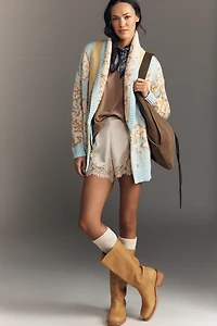 Pilcro Oversized Open-Front Longline Cardigan Sweater