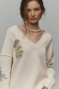 Pilcro Long Sleeve Oversized Sweater