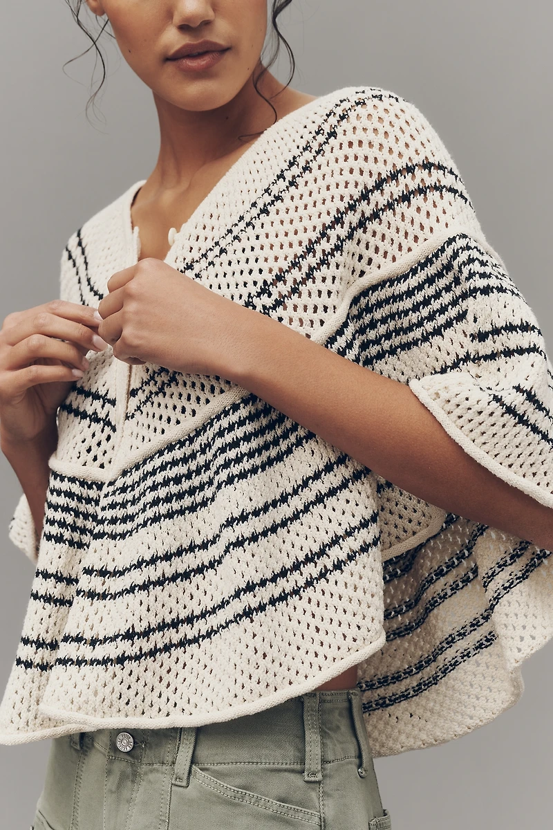 Maeve Crochet Cardigan Cape