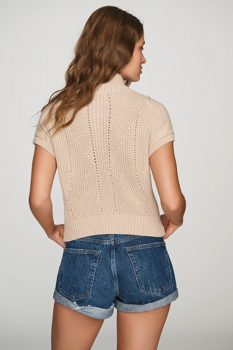 By Anthropologie Ribbed Muscle Cardigan