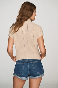 By Anthropologie Ribbed Muscle Cardigan