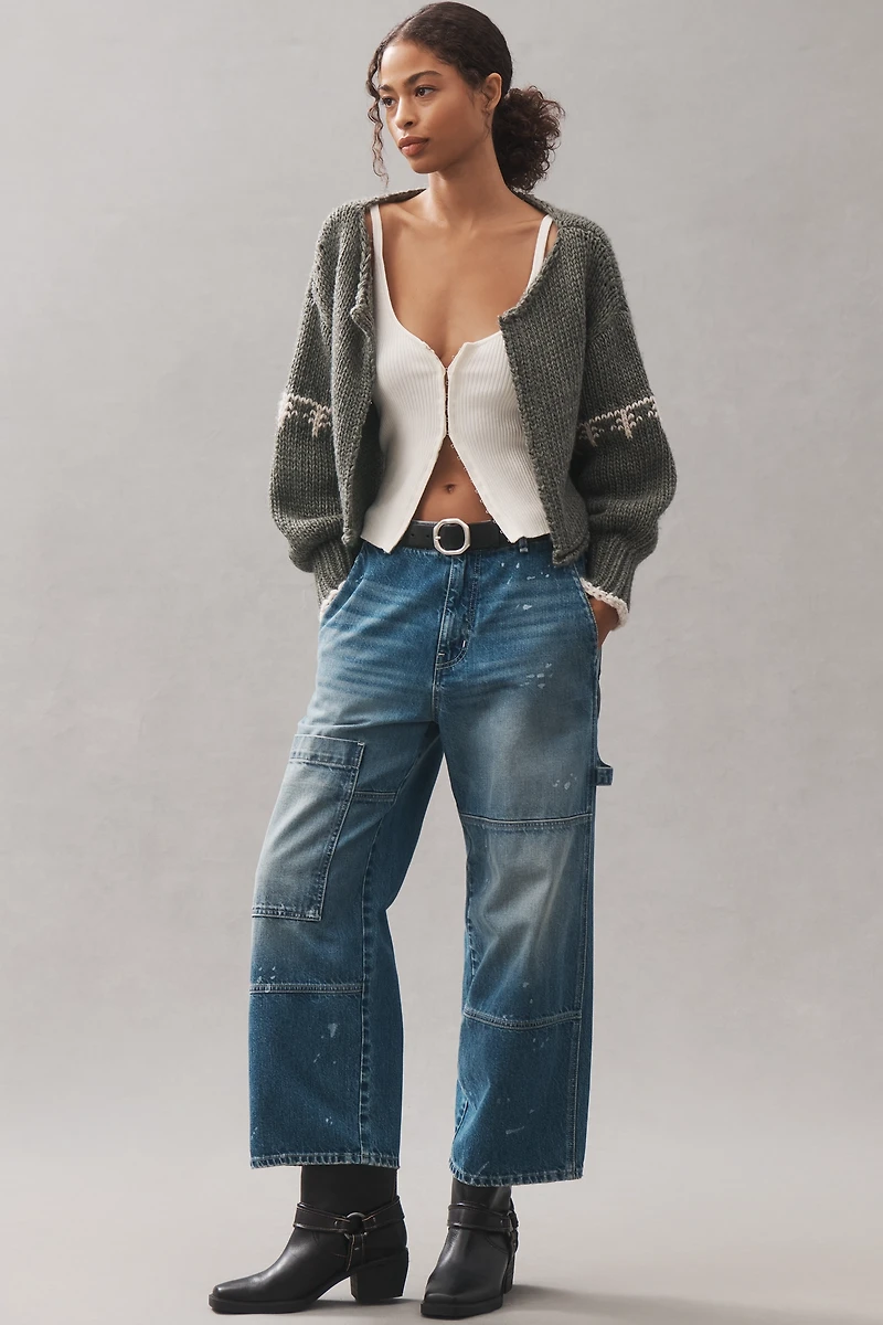 Pilcro Chunky Knit Cardigan Sweater