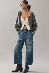 Pilcro Chunky Knit Cardigan Sweater