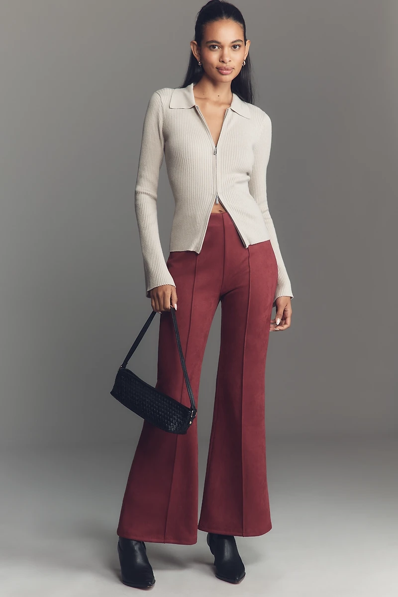 Nude Lucy Betina Zip-Front Cardigan Sweater