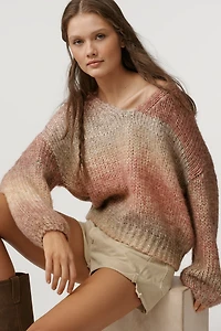 Talisman Lottie Ombre V-Neck Sweater