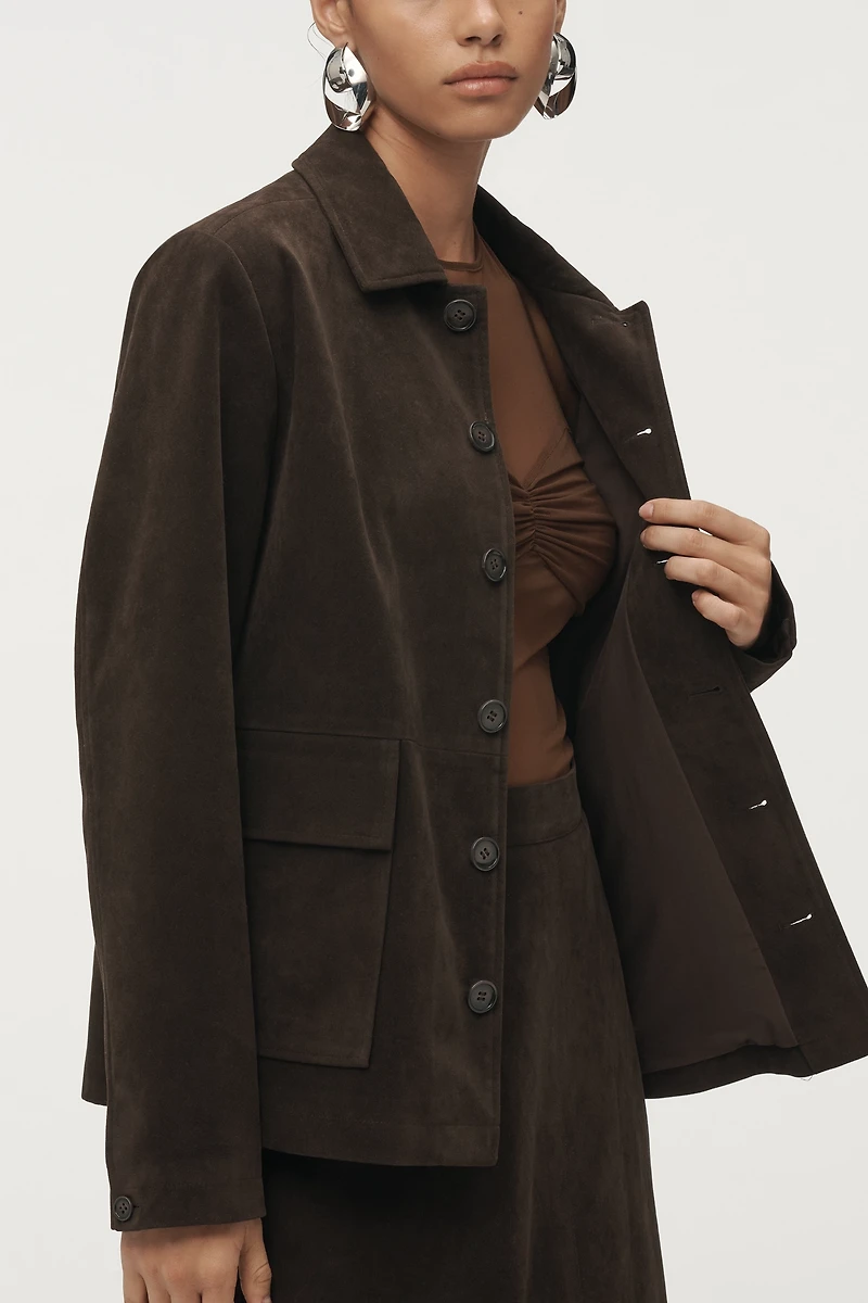 Joe's Jeans Faux-Suede Chore Jacket